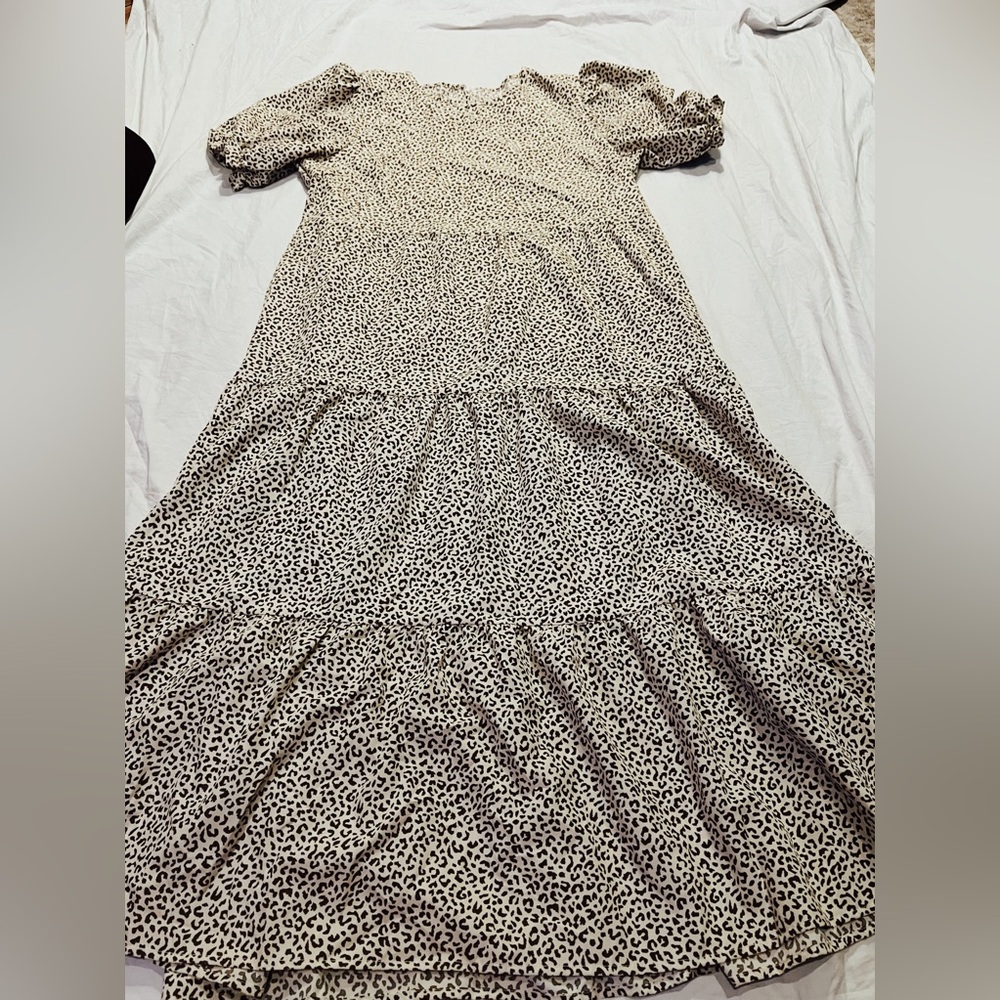 Cheetah/Leopard Maxi Dress